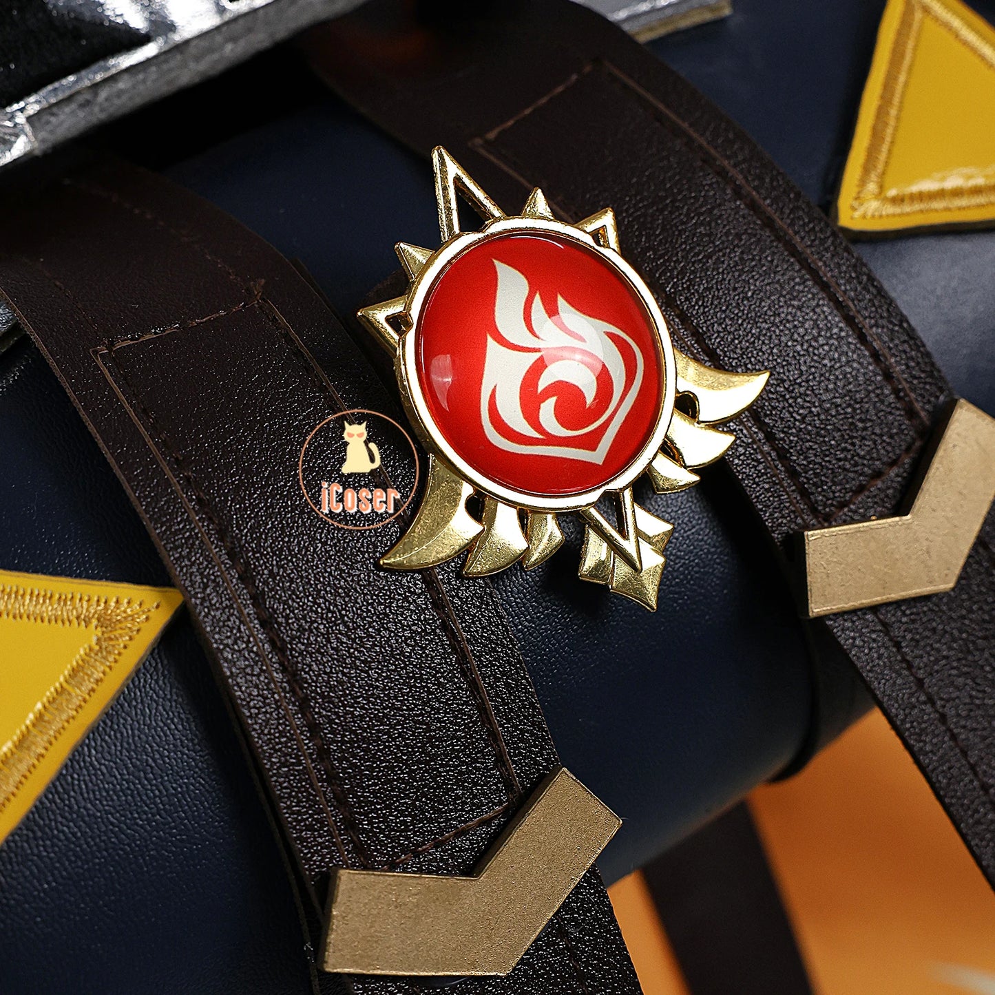 Genshin Impact Bennett Cosplay Costume Wig Adventures in Blazing Hue Uniform Headwear Mondstadt Halloween Party Women Men Props