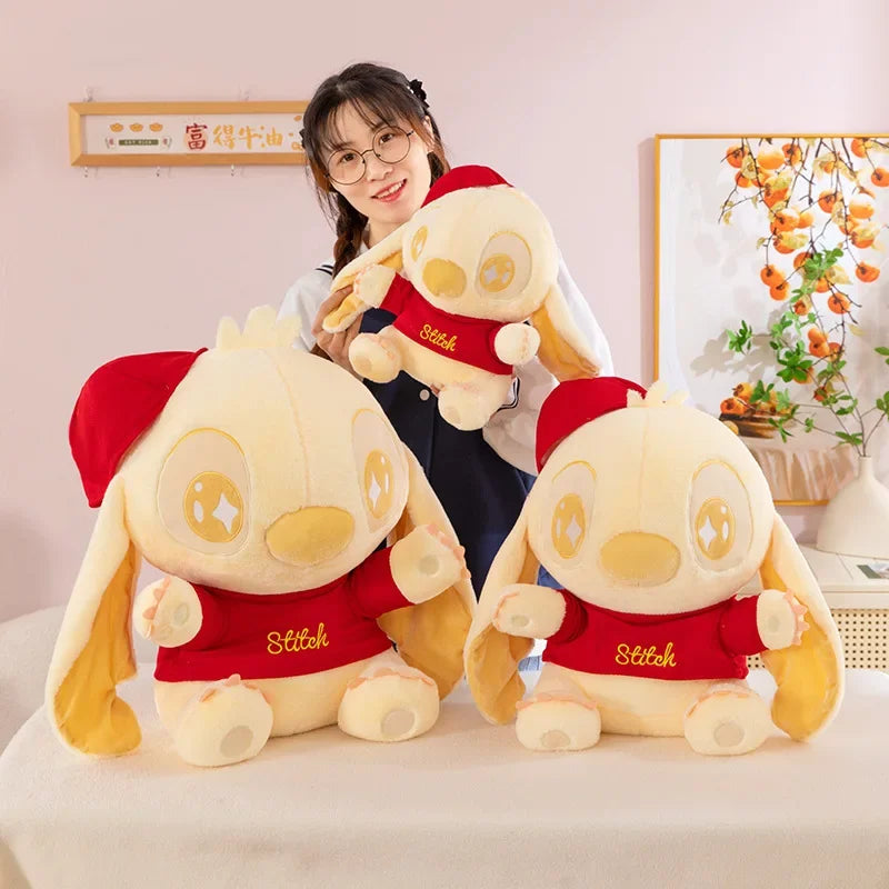 35/60CM Disney Lilo & Stitch Doll Cartoon Plush Toy Cute Anime Soft Stuffed Kawaii Golden Stich Plushie Kids Birthday Gifts