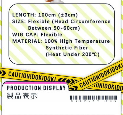 IN STOCK Flamme Wig Anime Frieren: Beyond Journey's End DokiDoki Flamme Cosplay Women 100cm Long Orange Wig Free Cap