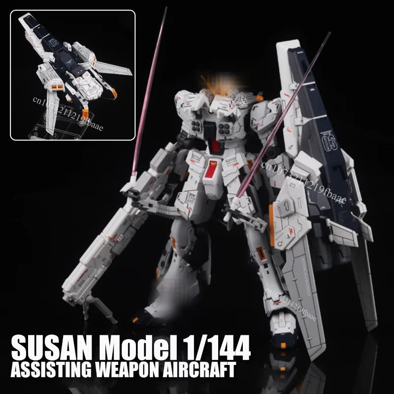 SUSAN Model RX-93 V RG 1/144 RX-93-ν2 Hi V ASSISTING AIRCRAFT AWA HWS Assembly Model Kit Toy Accessories Package Gift