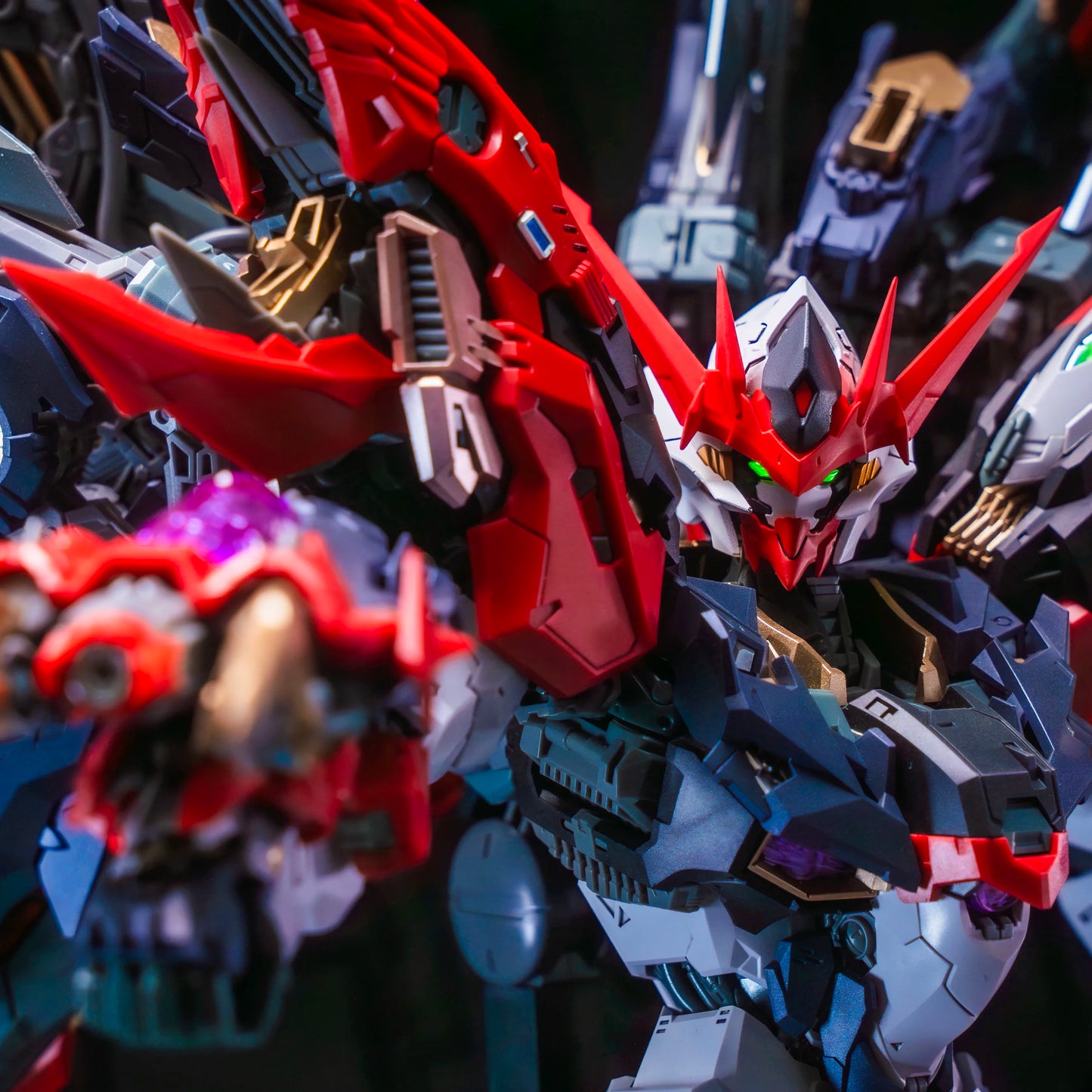 Minerva Hobby LINGXUZI Head Carving Replace Head For MG Barbatos Sky Defender Assembly Model Kit Toy GK Model Accessory Gift