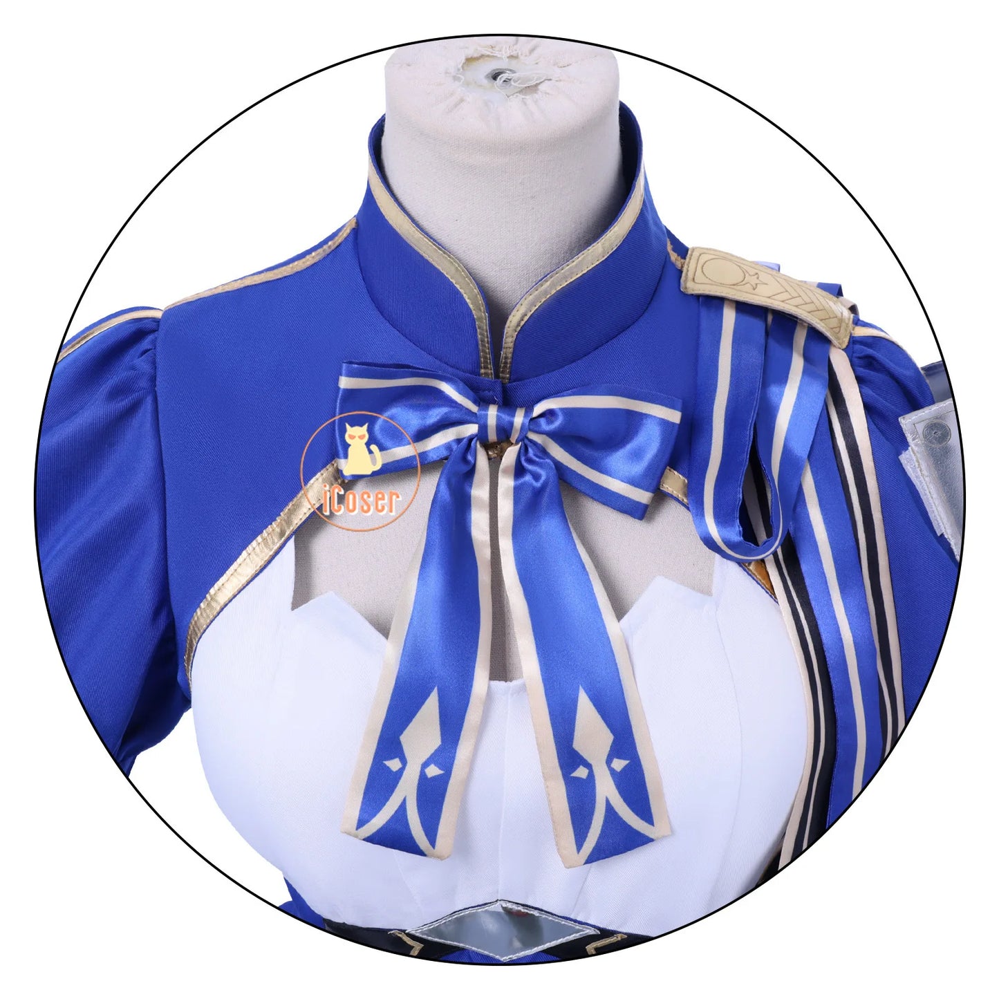 Honkai Star Rail Fate Saber Cosplay Costume Wig Dress Headwear Uniform Stocking Halloween Party for Women Girls Carnival iCoser