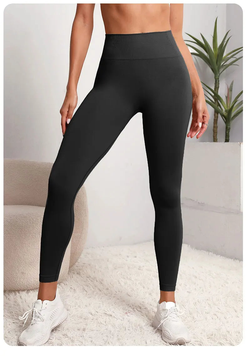 High Waist Yoga Pants for Women – Tummy Control Stretchy Soft Leggings Workout Running and Gym Sports