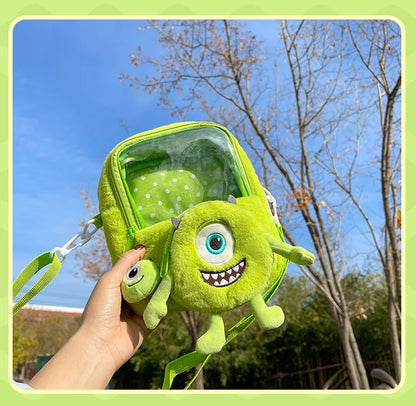 40/60CM Big Size Mike Wazowski Disney Anime Plush Stuffed Doll Kawaii Room Decoration Plushies Pillow Ornaments Holiday Gifts