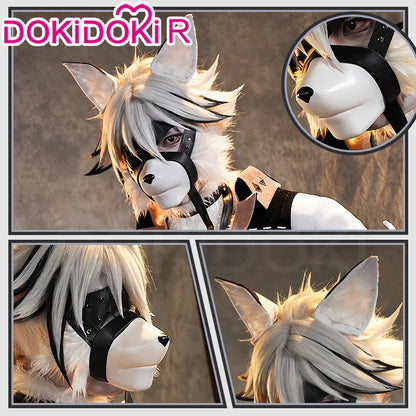 Von Lycaon Cosplay Costume Game Zenless Zone Zero【S-3XL】DokiDoki-R ZZZ Von Lycaon Ears Tail Halloween Plus Size