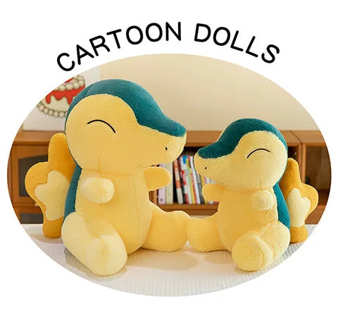 35/75cm Cyndaquil Pokemon Plush Toys Large Anime Doll Pillow Cartoon Feurigel Pokémon Plushie Stuffed Gift for Kids Christmas