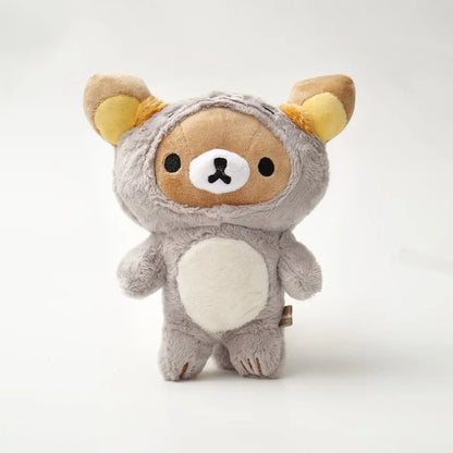 strawberry Rilakkuma Plush Doll Cartoon Bear Toy Kawaii Rilakkuma Room Decor Teddy Bear Plushies Cute Couple Bear Xmas Gift
