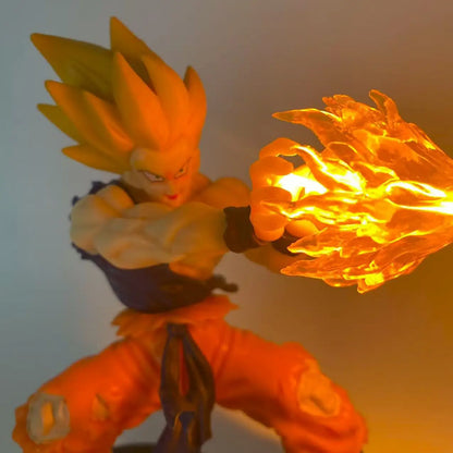 New Dragon Ball Son Goku Kamehameha Night Lamp Desktop Decoration Model Night Anime Surrounding Children'S Toys Birthday Gift