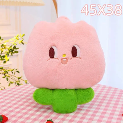 Soft Rainbow Star Plush Sun Cloud Plush Pillow Smile Face Soft Tulip Flower Cushion Girl Room Sofa Home Decor Christmas