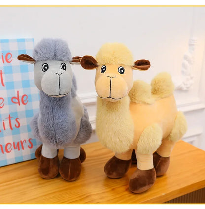 35/55cm Cute Cartoon Camel Plushies Doll Soft Stuffed Animals Plush Toys Home Decor Girls Sleeping Hug Pillow for Kids Xmas Gift