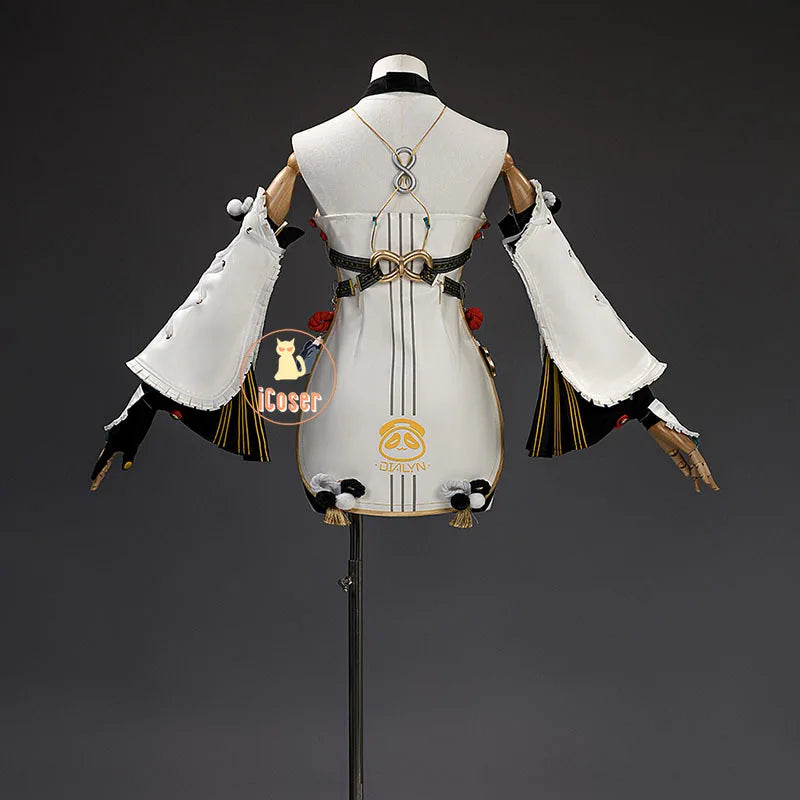 Zenless Zone Zero Dialyn Cosplay Costume Wig Uniform Earrings Headwear Krampus Compliance Authority Halloween Party for Women