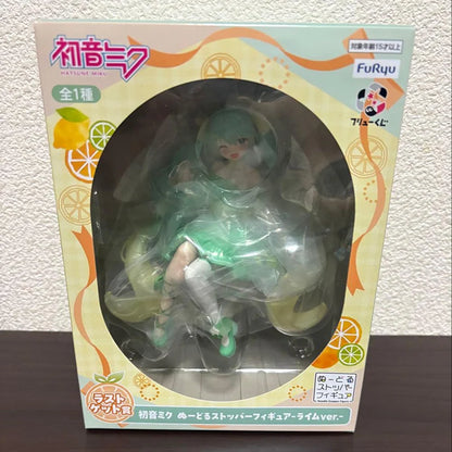 Bandai FuRyu Hatsune Miku Citrus Noodle Stopper 14CM PVC Model - Miku-B