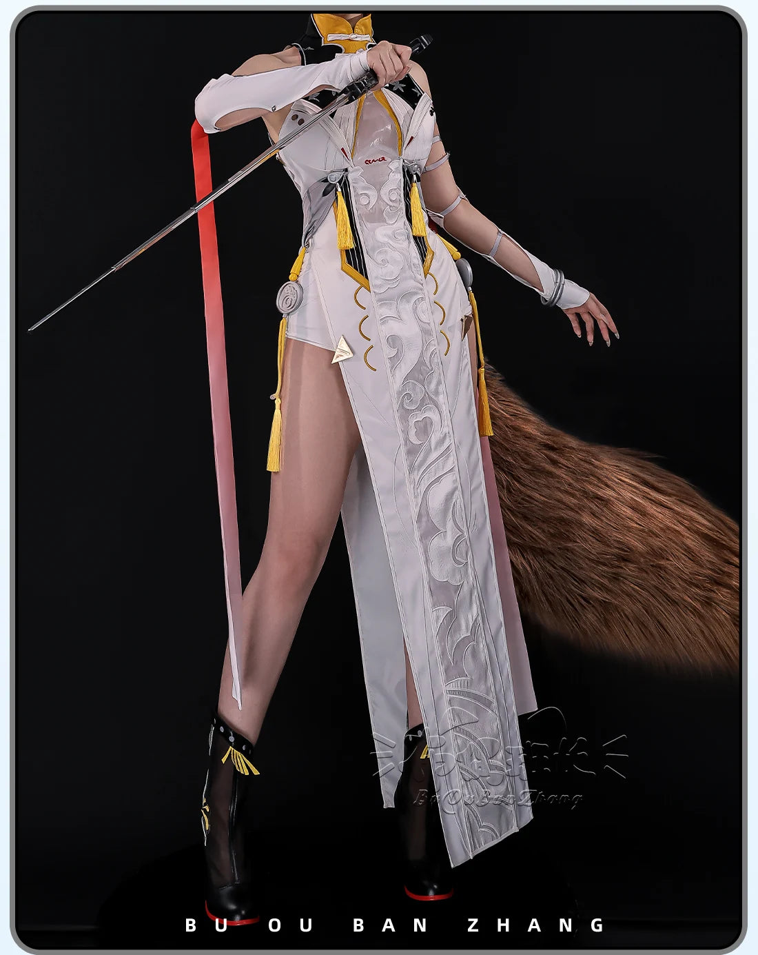 Zenless Zone Zero Ye Shunguang Cosplay Costume Wig Dress Headwear Yunkui Summit Halloween Party for Women Girls Role Play Outfit