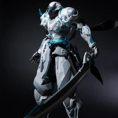 White Ghost CD-07W Series Alloly Die Cast Frame Action Figure Exquisite Desktop Decore Die-Cast Assembly Model Toy Surprise Gift