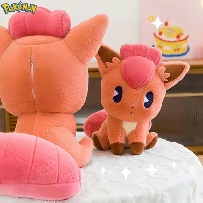 35/45/65CM Big Size Pokemon Vulpix Plushies Cartoon Anime Peluche Stuffed Animal Comfortable Soft Doll Kawaii Ornament Gifts