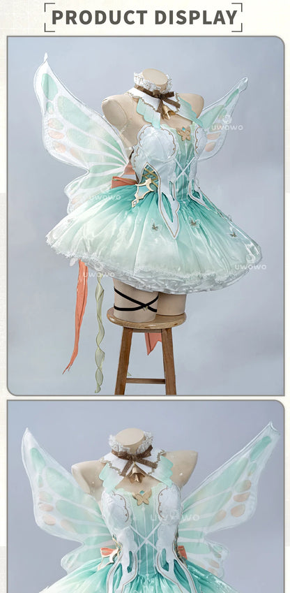IN STOCK UWOWO Firefly Cosplay Game Honkai Star Rail Fanart Firefly Fairy Princess Cosplay Costume Halloween Costume