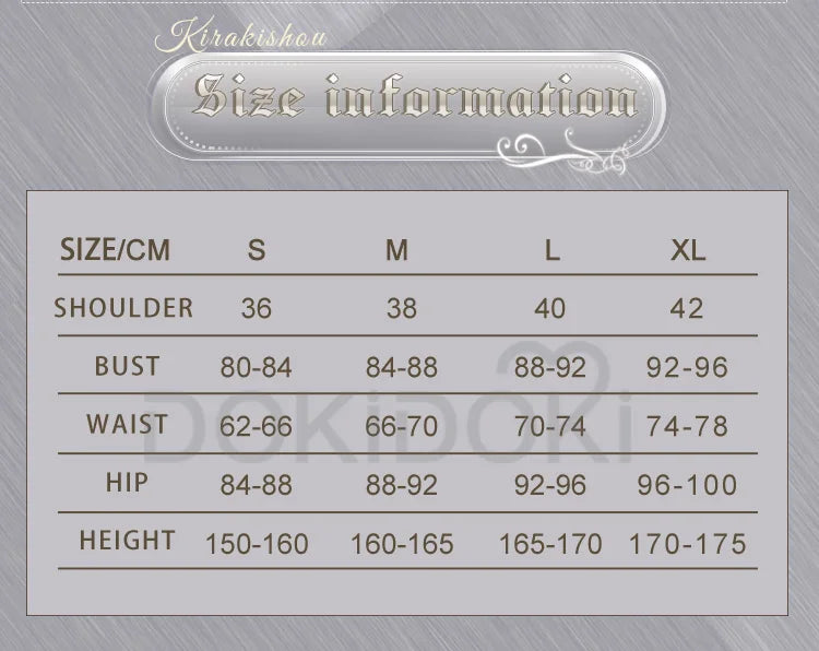 Kirakishou Cosplay Anime Rozen Maiden Cosplay DokiDoki-R Women Kirakishou Cosplay Lolita Gothic Dress White Lolita