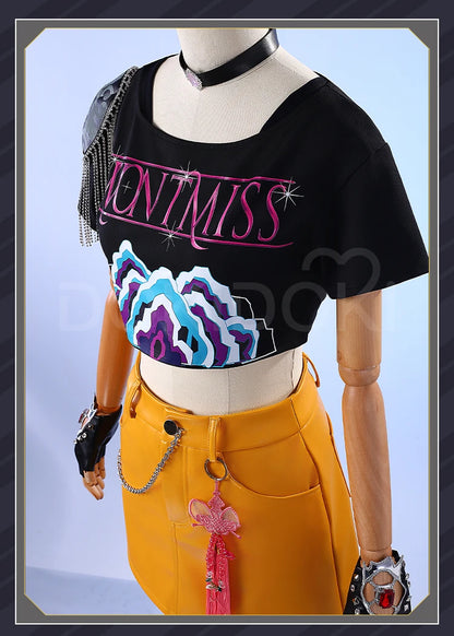 【Last Batch】IN STOCK Rumii Zoeyy Miraa Cosplay Costume【XS-3XL】DokiDoki-R Women Yellow Suit Rumii Miraa Costume Plus Size