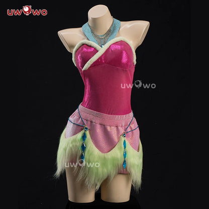 PRE SALE UWOWO Flora Cosplay Anime Flora S4 Winter Fairy Club Transformation Cosplay Costume S-3XL Halloween Costume