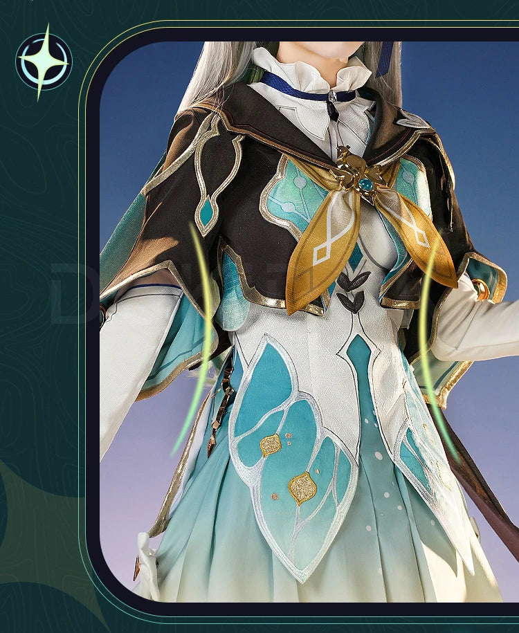 IN STOCK Firefly Cosplay Costume Game Honkai: Star Rail DokiDoki-SR HSR Female Cute Costume Outlet Firefly Cosplay Wig Halloween