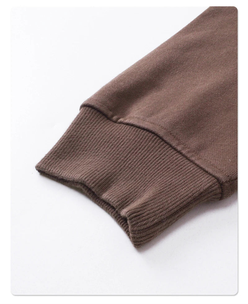 ZODF Retro Men's Heavyweight Gradient Washed Hoodies Unisex Loose Distressed Holes 450gsm Knitted Hooded Pullovers HY0891