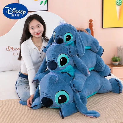 60/80/100cm Super Big Size Lilo & Stitch Disney Anime Plush Stuffed Doll Kawaii Room Decor Plush Children's Pillow Holiday Gifts