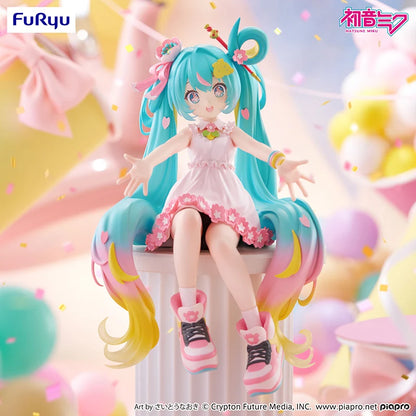 FuRyu Hatsune Miku Noodle Stopper 14.5CM PVC Model