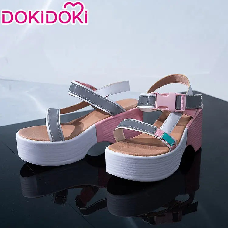 Astra Yao Vivian Ukinami Yuzuha Belle Shoes Game Zenless Zone Zero DokiDoki ZZZ Shoes High Heels Astra Vivian Cosplay Shoes