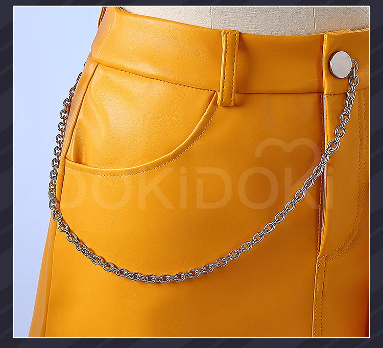 【Last Batch】IN STOCK Rumii Zoeyy Miraa Cosplay Costume【XS-3XL】DokiDoki-R Women Yellow Suit Rumii Miraa Costume Plus Size