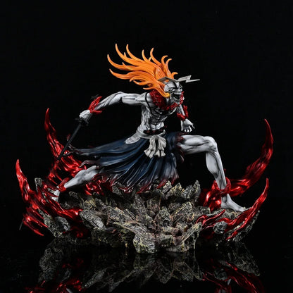 New Bleach Figure Kurosaki Ichigo Anime Figures Action Statue Model Doll Collection Room Decoration Desk Toys Halloween Gifts