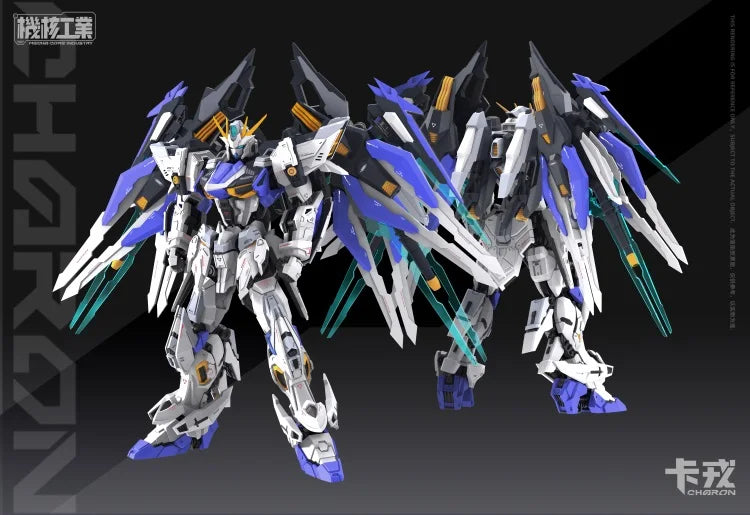 1/100 Charon JH-001 Series Action Figure Mecha Warrior Fully Poseable High Detail Collectible Assembly Model Toy Surprise Gift