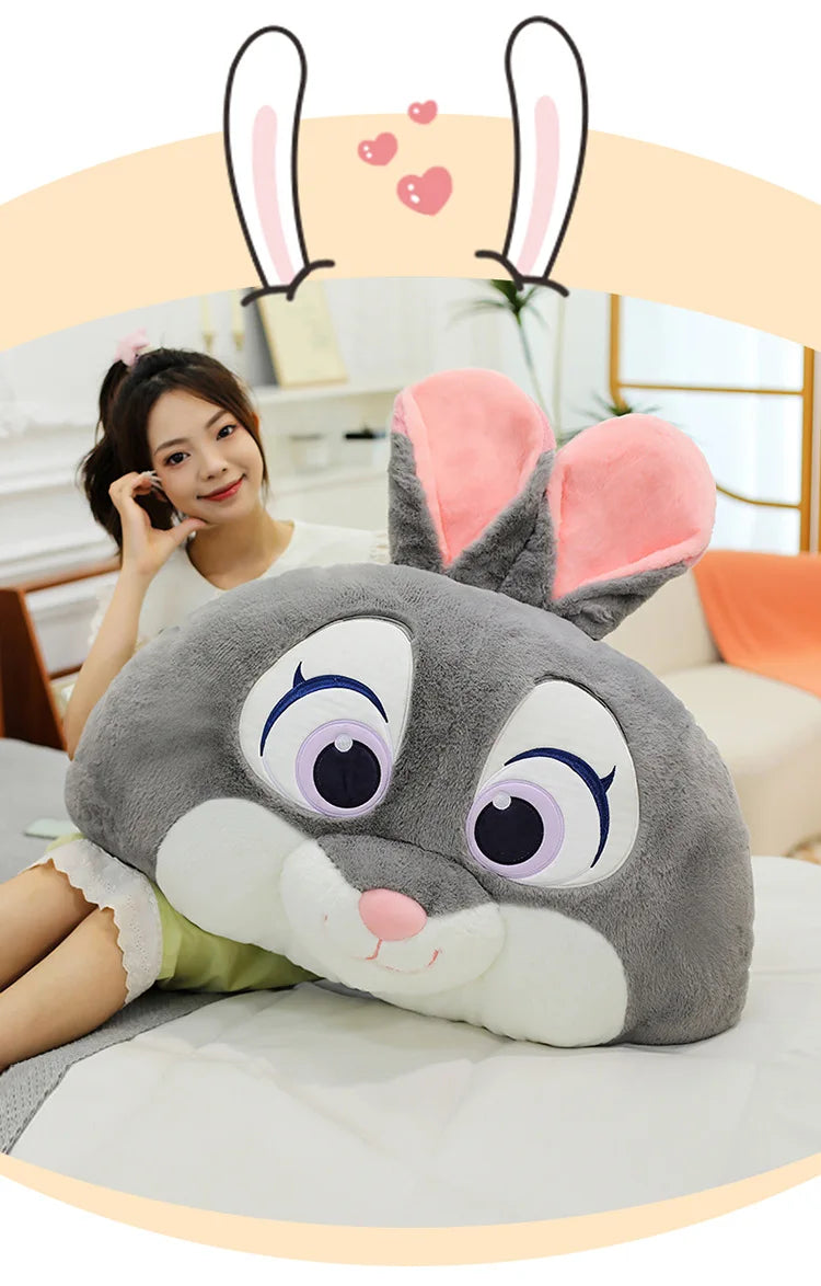 90x50cm Big Size Judith Laverne Hopps Anime Plush Stuffed Doll Zoo Tropolis Room Decorated Plushies Children Pillow Holiday Gift
