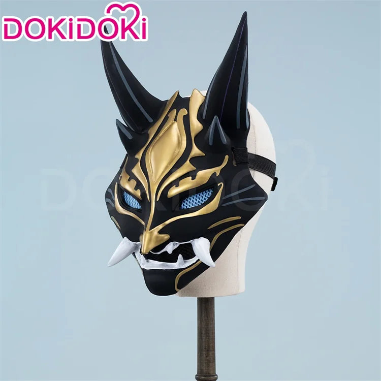 IN STOCK Xiao Mask Cosplay Props Game Genshin Impact Cosplay DokiDoki Men Halloween Mask Xiao Cosplay Accessory