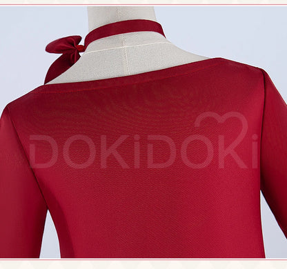 IN STOCK Mita Cosplay Costume Game MiSide【XS-3XL】DokiDoki-N Women Uniform Dress Mita Cosplay Hat Gloves Plus Size