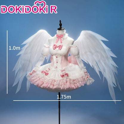 Tsukiyomi Utau Doujin Cosplay Costume Anime Shugo Chara! DokiDoki-R Halloween Devil Angel Utau Cosplay