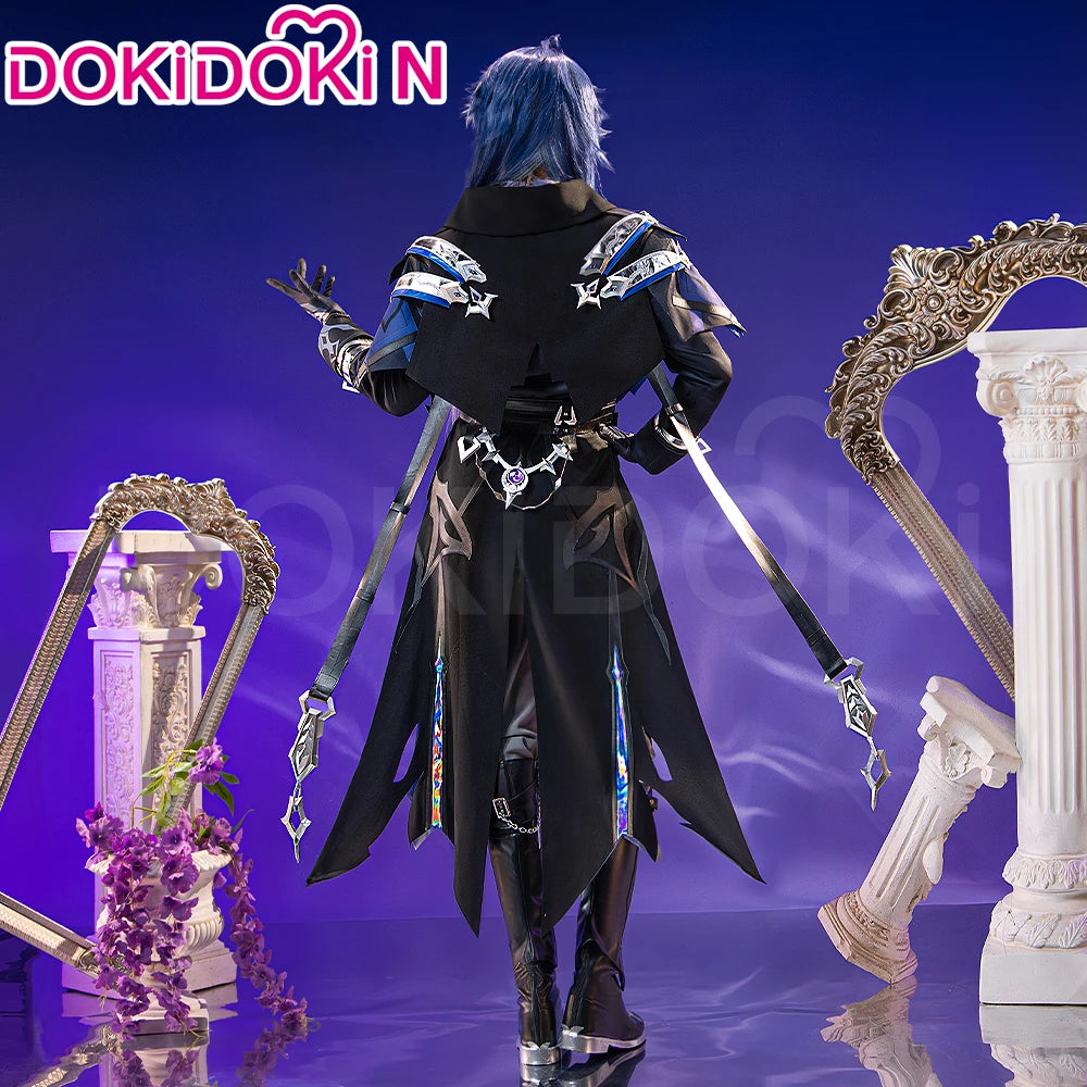 IN STOCK Flins Cosplay Costume Game Genshin Impact【S-3XL】DokiDoki-N Kyrll Chudomirovich Flins Men Halloween Costume Plus Size