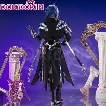 IN STOCK Flins Cosplay Costume Game Genshin Impact【S-3XL】DokiDoki-N Kyrll Chudomirovich Flins Men Halloween Costume Plus Size