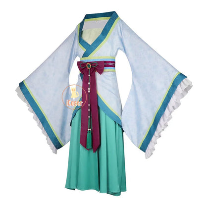 Anime The Apothecary Diaries Maomao Cosplay Costume La Clan Princess Dress Earrings Western Capital Banquet Halloween Women Girl