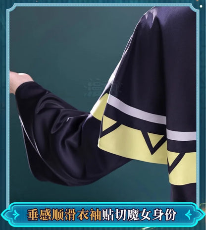 Anime Silent Witch Monica Everett Cosplay Costume Magic Robe Seven Sages Uniform Halloween Party for Women Girls Carnival Outfit