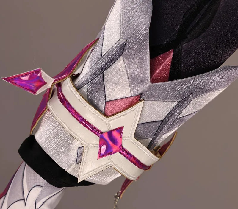 Genshin Impact Durin Cosplay Costume Wig Uniform Headwear Game Role Play Outfit Halloween Christmas Party for Women Men Girls