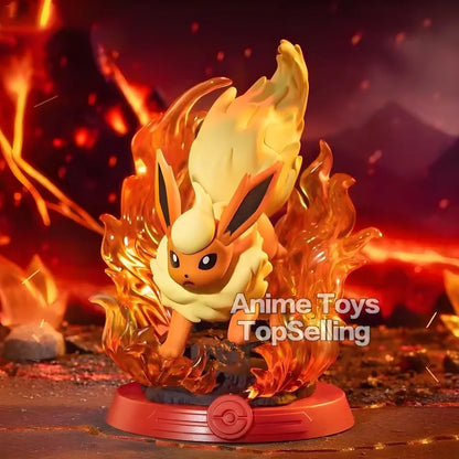 9cm Anime Pokemen Figure Flareonn Action Figures Pvc Collection Model Toys for Children Gifts