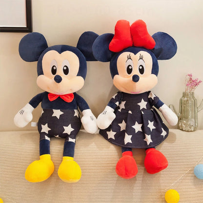 Disney 95cm Plush Star Mickey Minnie Toy Large Couple Mickey Mouse Pillow Kids Stuffed Doll Birthday Xmas Gift for Children