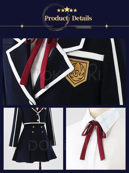 Kiriko Yuuki Asuna Cosplay Costume Anime Sword Art Online【XS-2XL】DokiDoki-R School Uniform Kiriko Cosplay