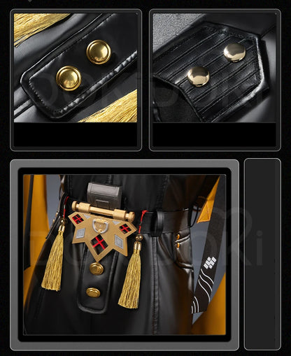 IN STOCK Yixuan Cosplay Costume Game Zenless Zone Zero DokiDoki-R ZZZ Women Black Yellow Bodysuit Yixuan Cosplay Master Costume