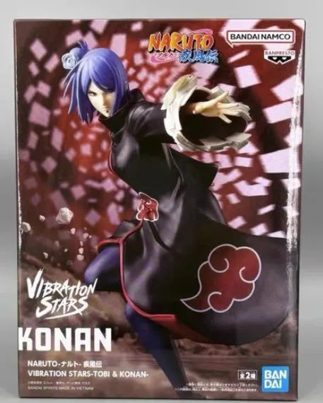 100%Original Bandai Banpresto Naruto Shippuden Vibration Stars Zetsu Uchiha Itachi Kakuzu Tobi Anime Action Figure Model Toys