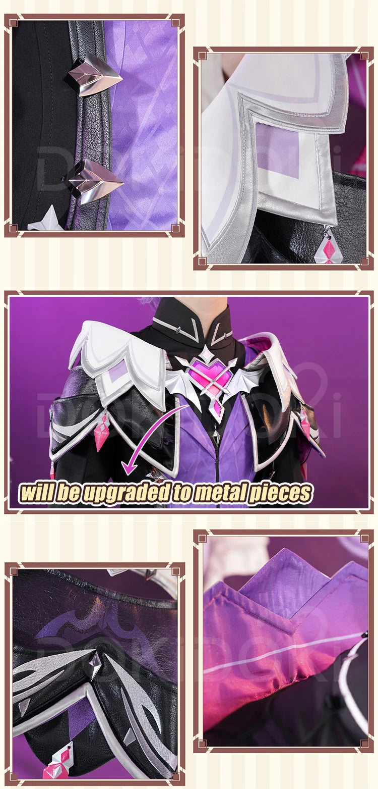 【First Batch in Dec.】Durin Cosplay Costume Genshin Impact【S-3XL】DokiDoki-R Nod-Krai Men Dragon Costume Tail Wings Plus Size