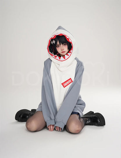 IN STOCK Eous Sharkboo Bangboo Luckyboo Doujin Cosplay Costume Game Zenless Zone Zero【S-3XL】DokiDoki-R Women Hoodie Plus Size