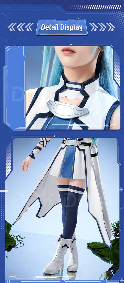 IN STOCK Yuuki Asuna Cosplay Costume Anime Sword Art Online DokiDoki-SR Female Costume Water Elf Asuna Cosplay