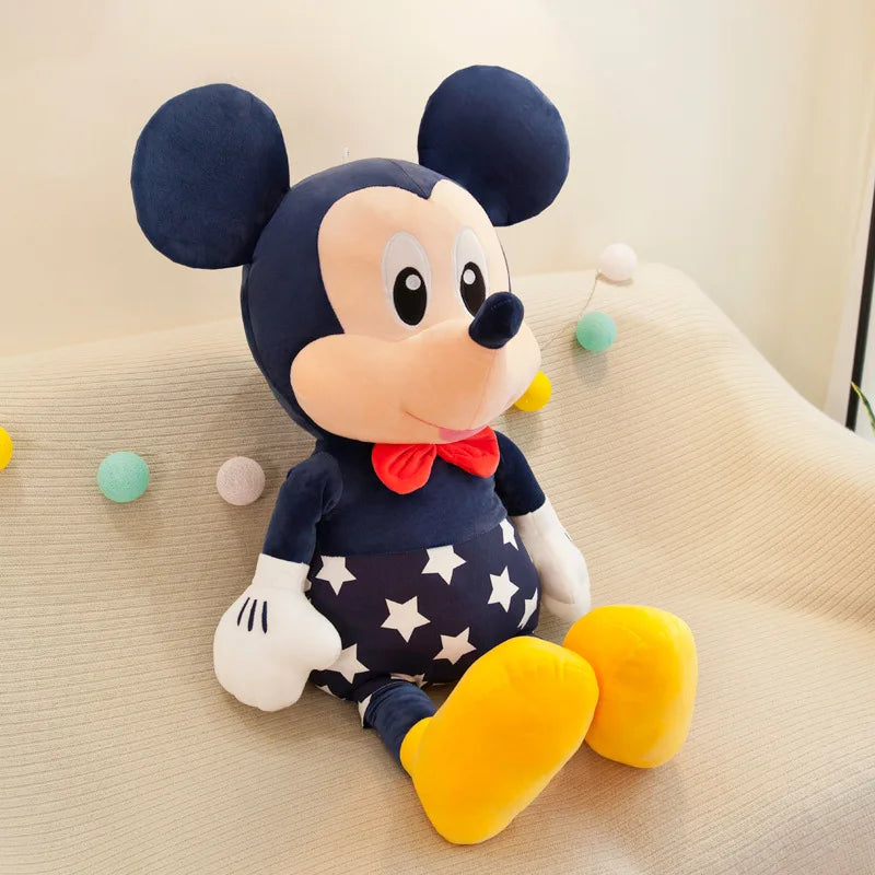 Disney 95cm Plush Star Mickey Minnie Toy Large Couple Mickey Mouse Pillow Kids Stuffed Doll Birthday Xmas Gift for Children