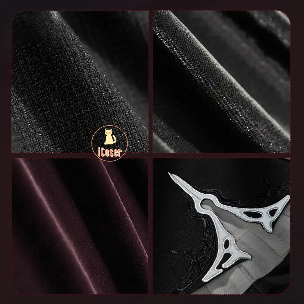 Honkai Star Rail Evernight March 7th Cosplay Costume Dress Mysterious Foreign Guest Headwear Halloween Party for Women Girls Set